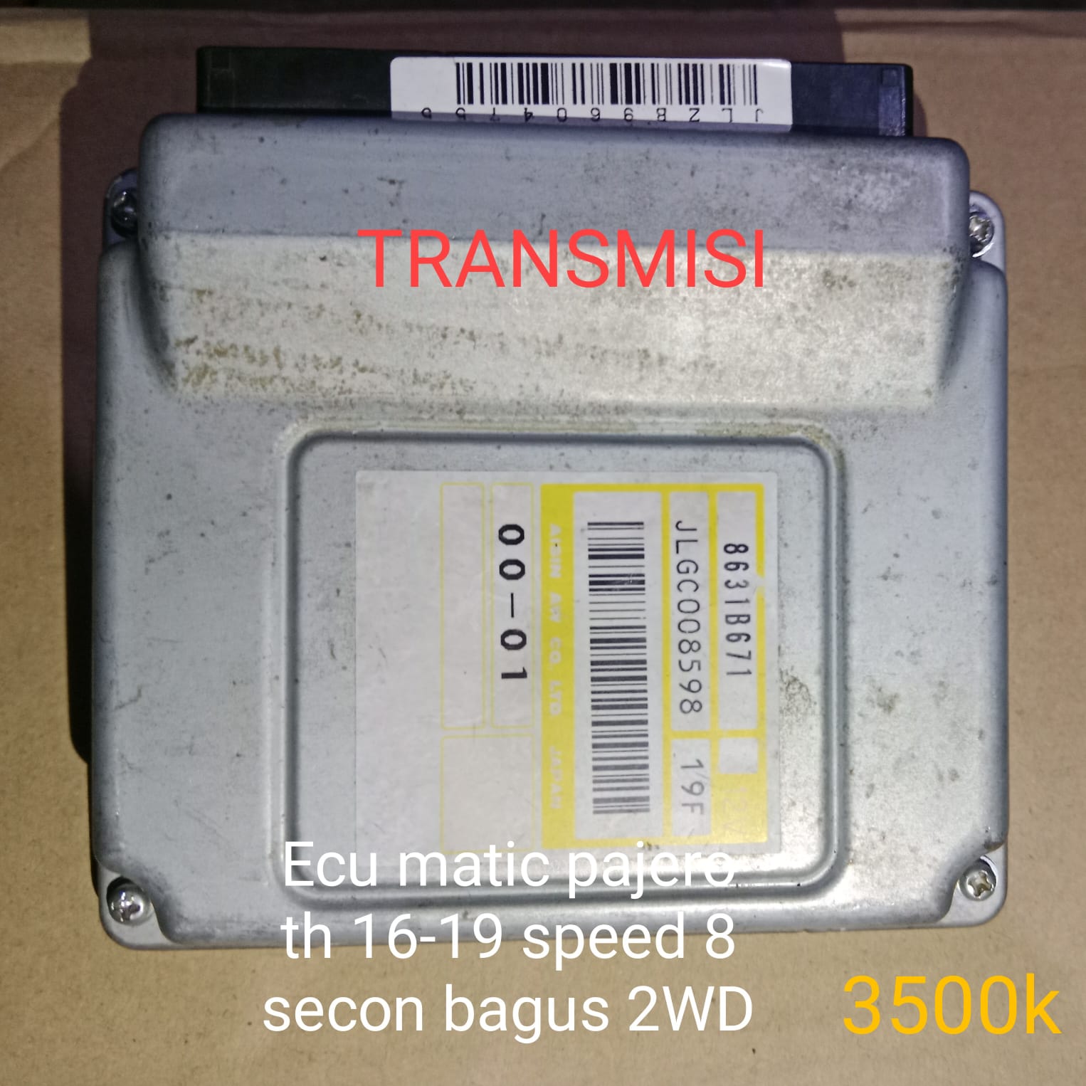 Modul Transmisi Pajero (8 Speed 2WD) Tahun 2016 - 2019 Second